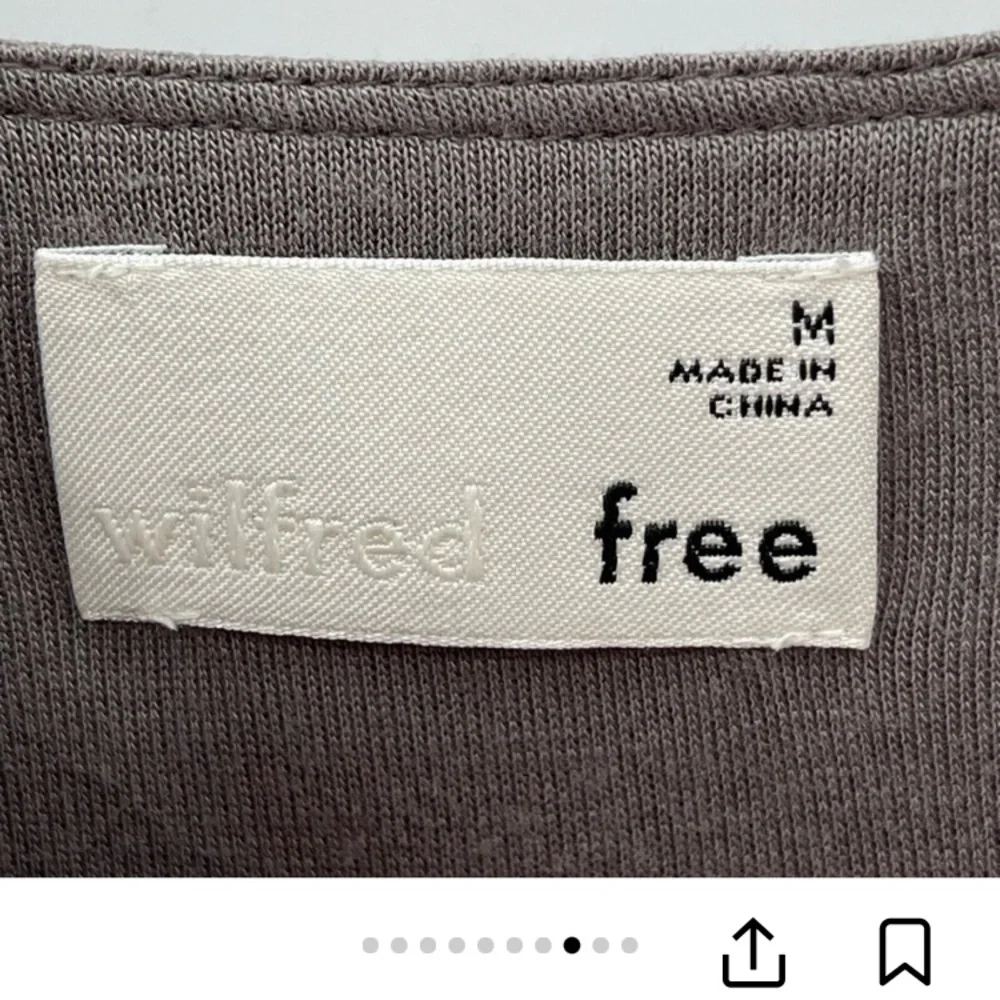 Aritzia Wilfred Free Elegant Taupe Slip Dress! Size Medium - Picture 11 of 17